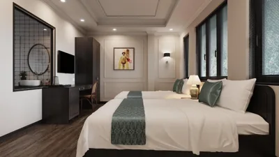 Habitación familiar Deluxe — Đại Thủy Hotel CatBa